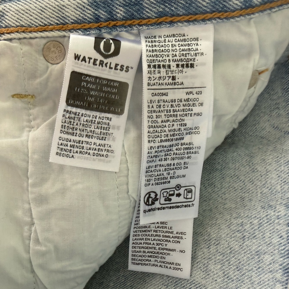 Levi’s | Ribcage Straight Ankle Jeans Light Wash Size 29 High Rise - Picture 8 of 9